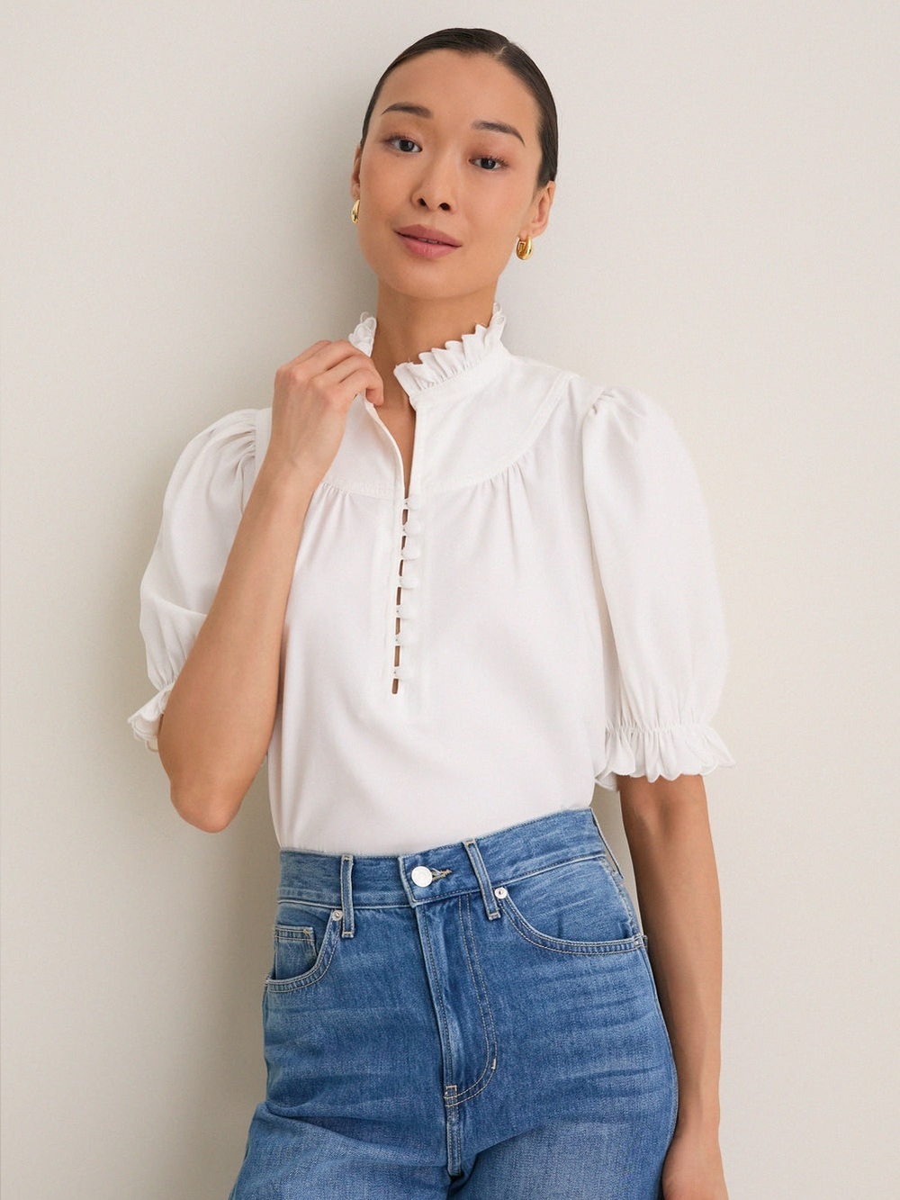Tuckernuck Pomander place white Selena blouse